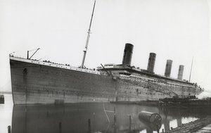 RMS Titanic during fitting out, 01 January 1912